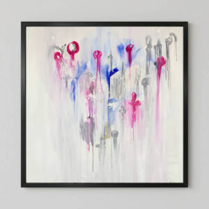 Between One Thing and the Next, an Energy Resonant Art abstract painting, by Emanuele Fortunati