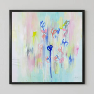 Take a Breath, an Energy Resonant Art abstract painting, by Emanuele Fortunati