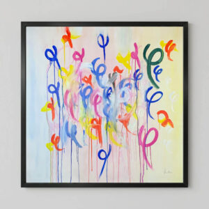 The Gathering, an Energy Resonant Art abstract painting, by Emanuele Fortunati
