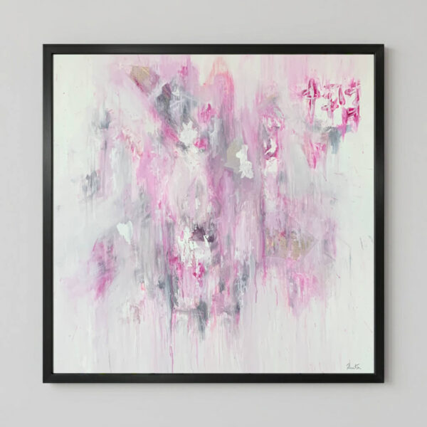 The Softest Wall in the Room, an Energy Resonant Art abstract painting, by Emanuele Fortunati