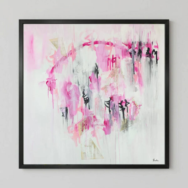 What Tenderness Looks Like Up Close, an Energy Resonant Art abstract painting, by Emanuele Fortunati