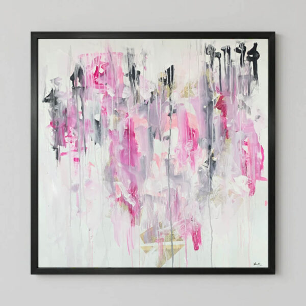 Still Standing, an Energy Resonant Art abstract painting, by Emanuele Fortunati