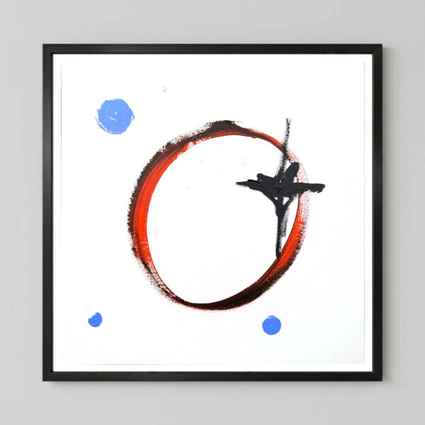 The Clean Break, an Energy Resonant Art abstract painting, by Emanuele Fortunati