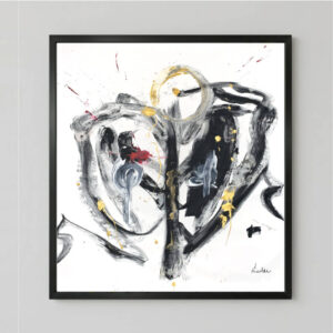 Both of Me. Finally., an Energy Resonant Art abstract painting, by Emanuele Fortunati