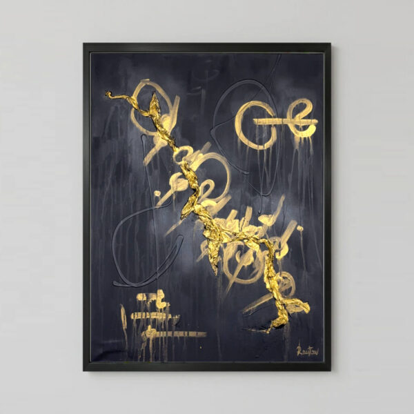 See Me Now, an Energy Resonant Art abstract painting, by Emanuele Fortunati