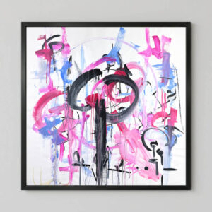 My Own Gravity, an Energy Resonant Art abstract painting, by Emanuele Fortunati