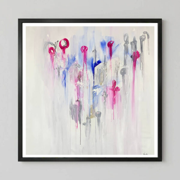 Between One Thing and the Next, an Energy Resonant Art abstract painting, by Emanuele Fortunati