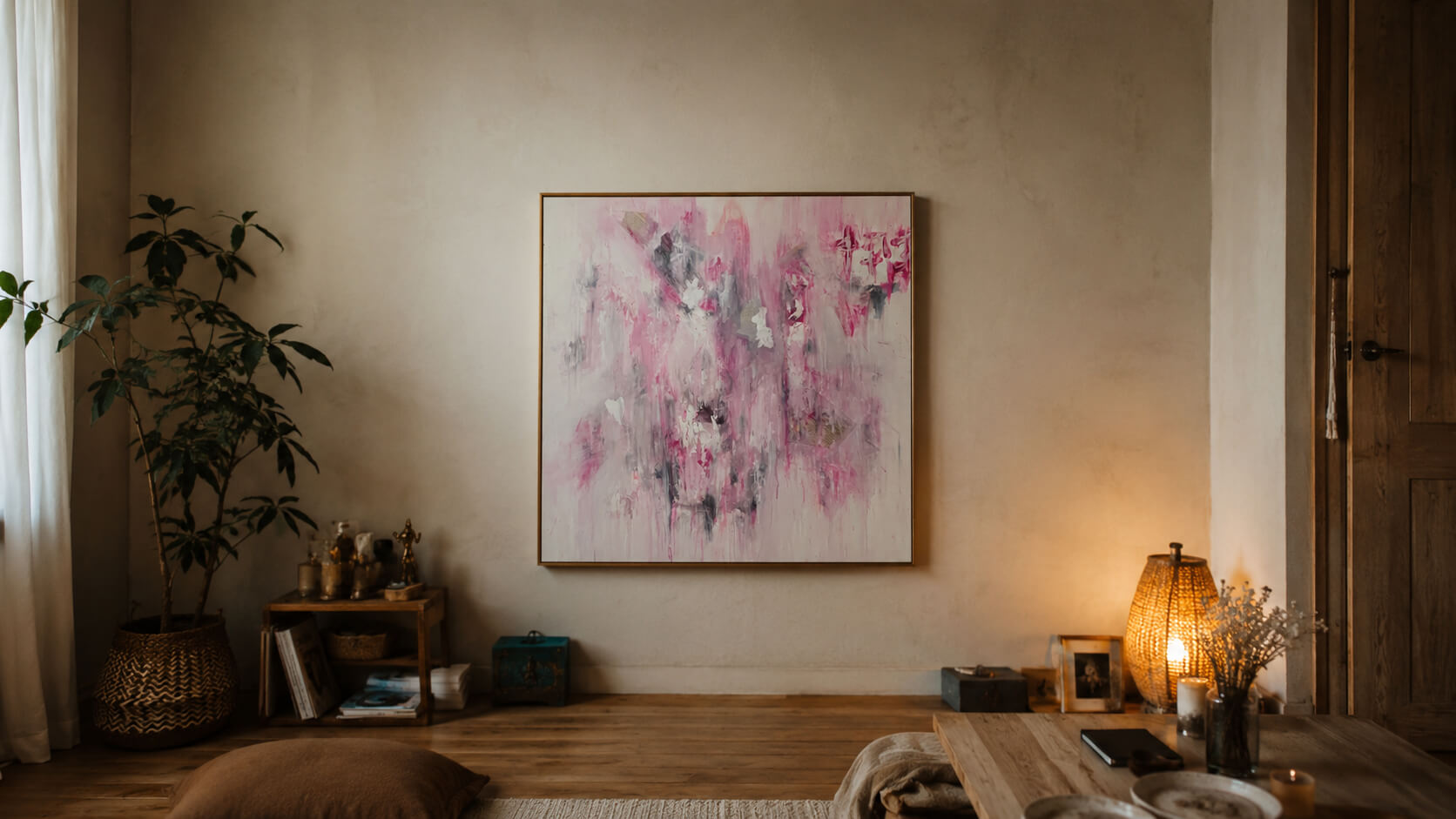 A painting by Emanuele Fortunati, shown in an envisioned therapeutic practice